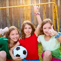 5Pcs/20Pcs Soccer Hair Scrunchies Football Hair Ties Elastic Bands Girl Gifts Ponytail Holders Sport Accessories For Girls Women - Image 5