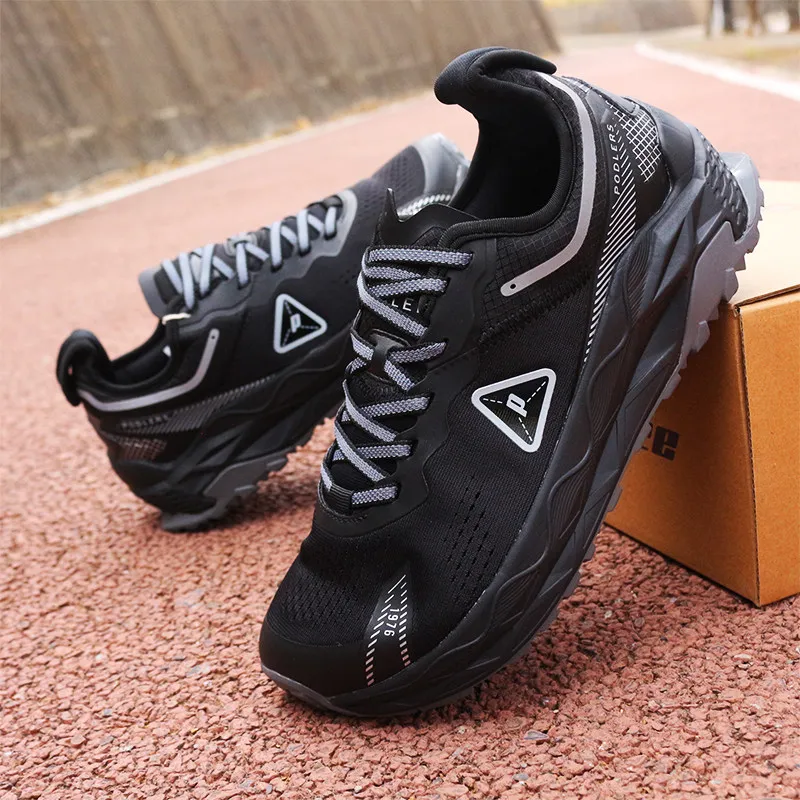 Men's Wide-Fit Trail Running Shoes Sporty Casual Footwear Comfortable and Versatile Unisex Hiking and Trail Shoes