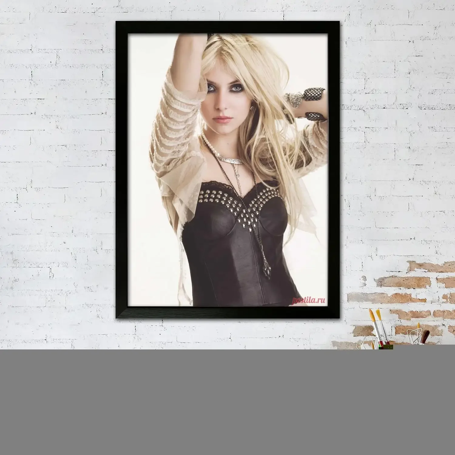 the pretty reckless Rock Band Canvas Art Poster, Wall Art Picture Print, Modern Family Bedroom Decor Posters,Decorative painting