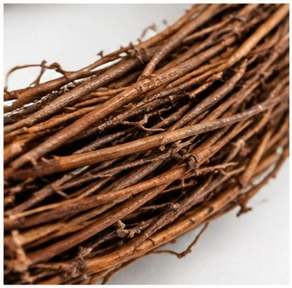 8Pcs Vine Wreath Rings Handcrafted Rustic Brown Twig 30Cm for DIY Christmas Wedding Floral Base Crafts Vine Wreaths