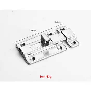 1 ks nerezové ocelové oboustranné dveřní závory posuvný zámek závora bezpečnostní hardware 8 nejlepší prodej zámek závory hlavně - №1