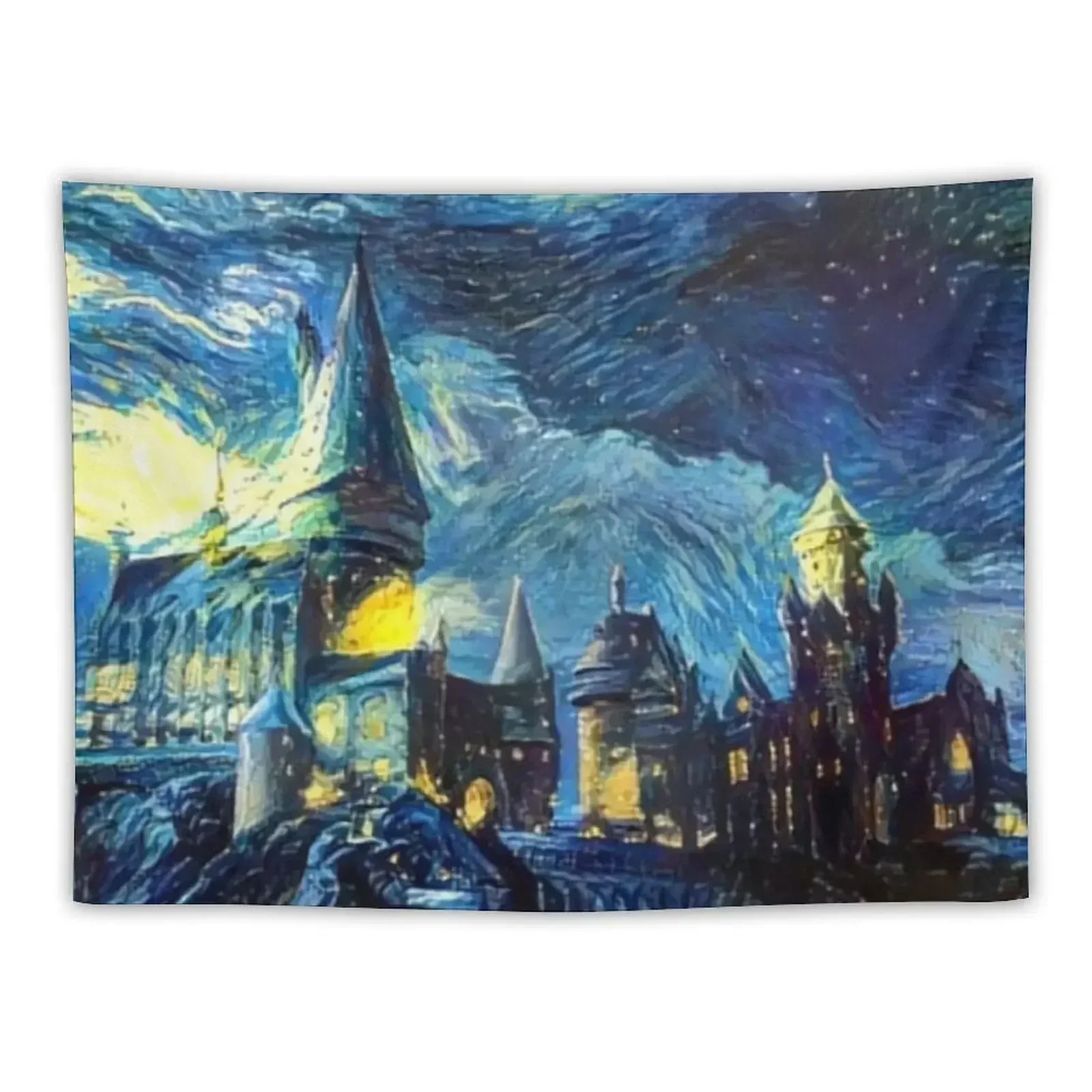 

Starry Wizarding School Tapestry Outdoor Decor Room Ornaments Tapestry