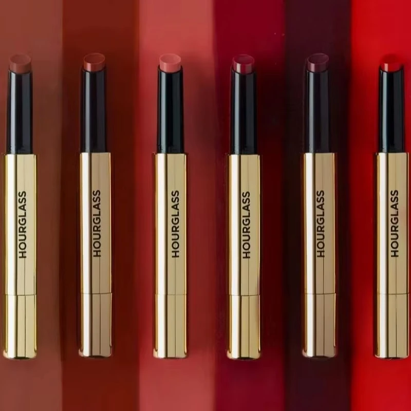 Bálsamo brillante de reloj de arena, brillo de labios hidratante voluminizador con espejo radiante, lápiz labial hidratante antiseco y agrietado de alto brillo