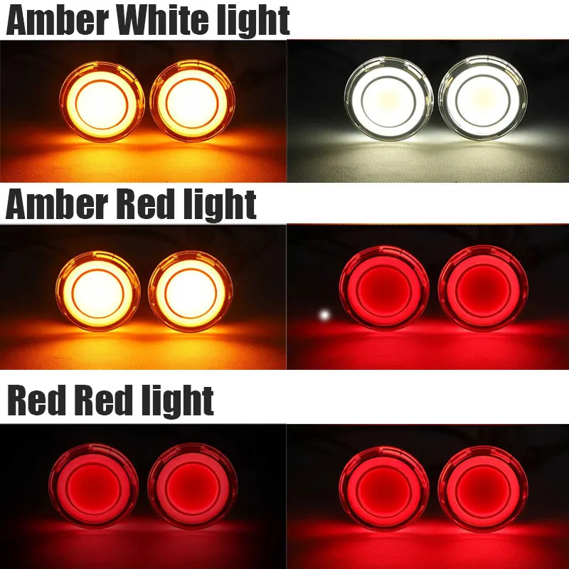 مصباح أمامي 1157 للدراجة النارية مصباح إشارة الانعطاف على شكل رصاصة مصباح مؤشر DRL ضوء الفرامل للرياضيين Dyna بجولة 12 فولت