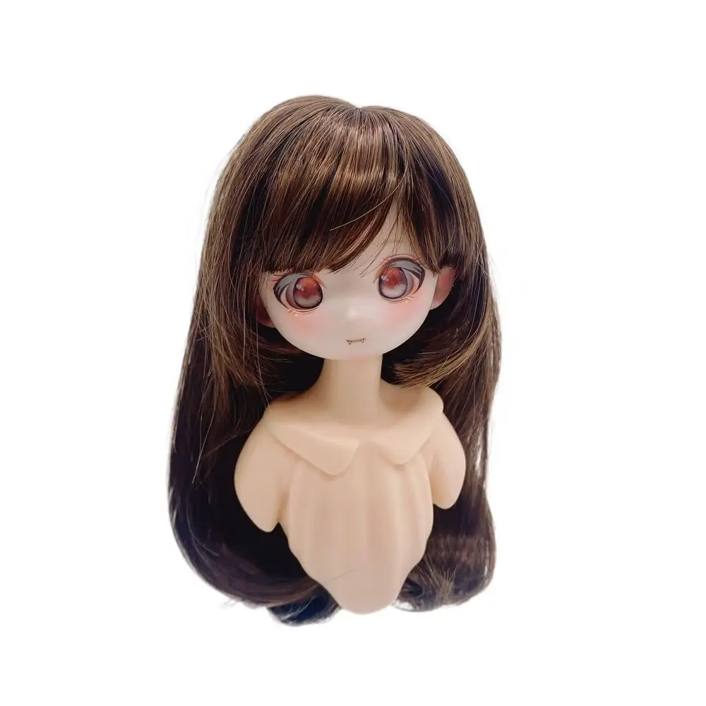 

Длинные волосы, парик для куклы 1/4 1/6, кукла BJD, высокотемпературное волокно, аксессуары для головы «сделай сам», детские игрушки в подарок для девочек