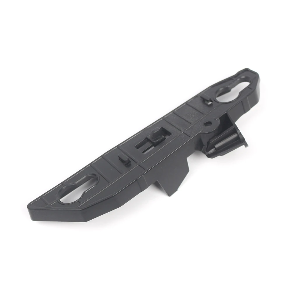 Car Bumper Support Glossy Black Front Bumper Bracket ABS Plastic Construction Pressure Resistant Build For Front Right Side