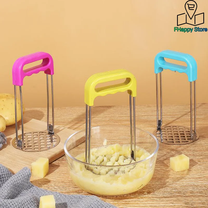 Manual Potato Masher Pressed Potato Smasher Portable Kitchen Tool For Babies Food Fruit Baking Kitchen Acceesories