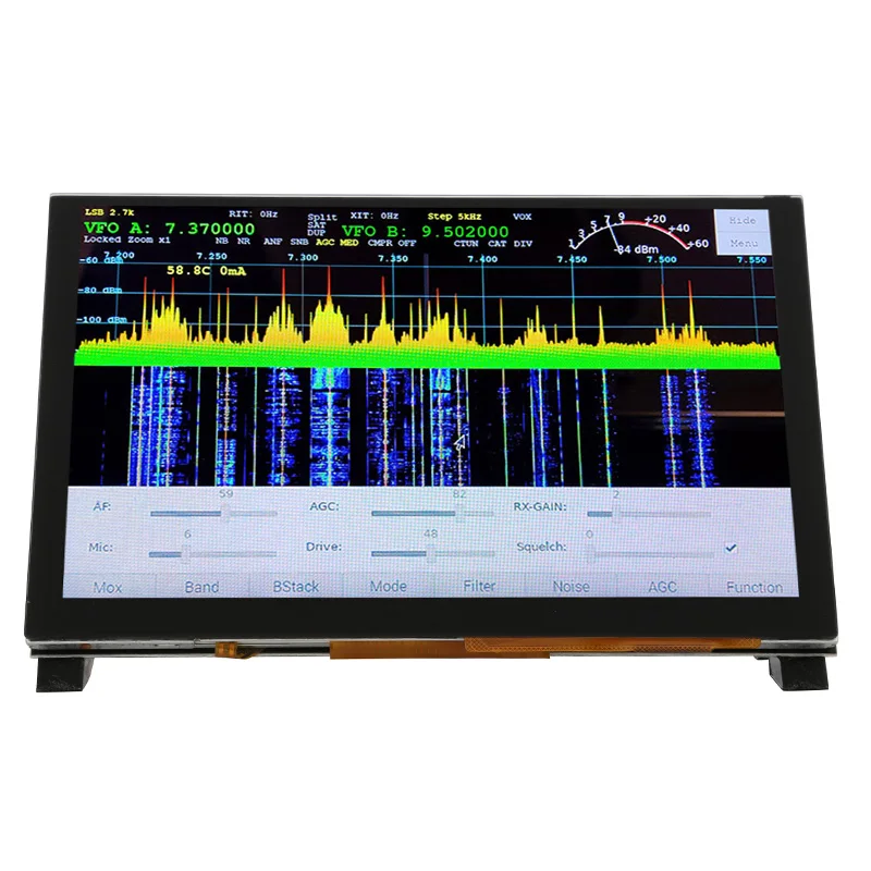 

Radioberry V2.0 Beta5 Software Defined Radio Devices HF SDR TRANSCEIVER PI HAT + Rasbperry Pi 4B 1G + 5inch DSI Display