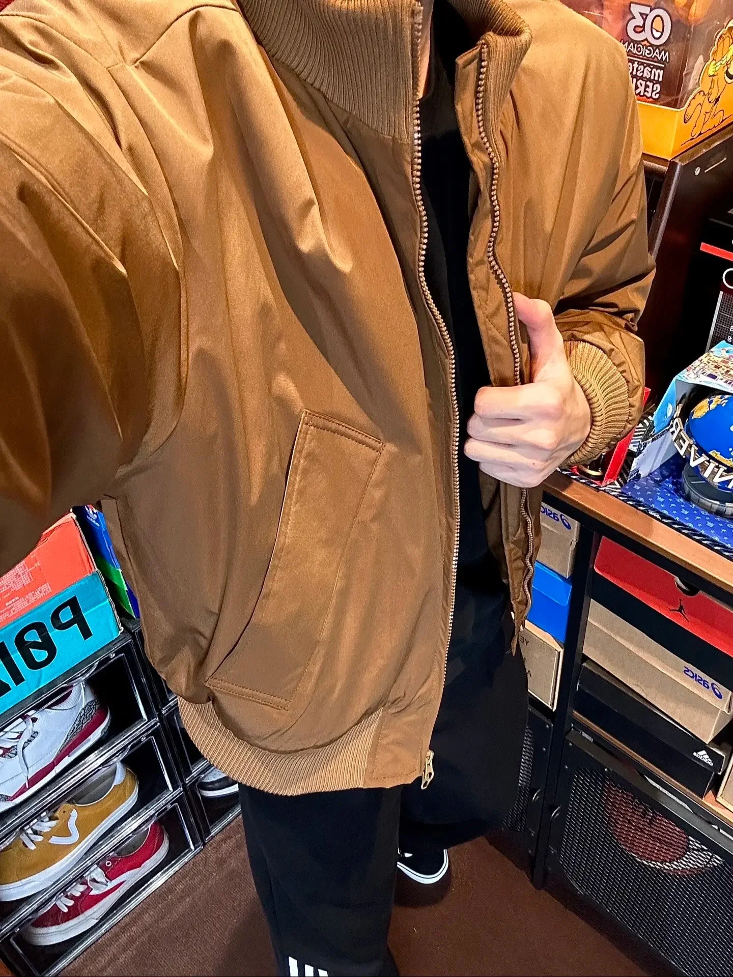 

Bomber Flight Jaet Cotton Suit Men's Autumn Winter American Tee-Proof Cotton Coat Windproof Waterproof ell Jaet