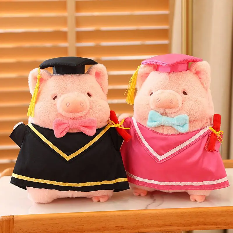 

Kawaii Doctor's Suit Pig Plush Toy Creative Stuffed Animals Piggy Doll Girl Birthday Toys Girlfriend Couple Cute Graduation Gift