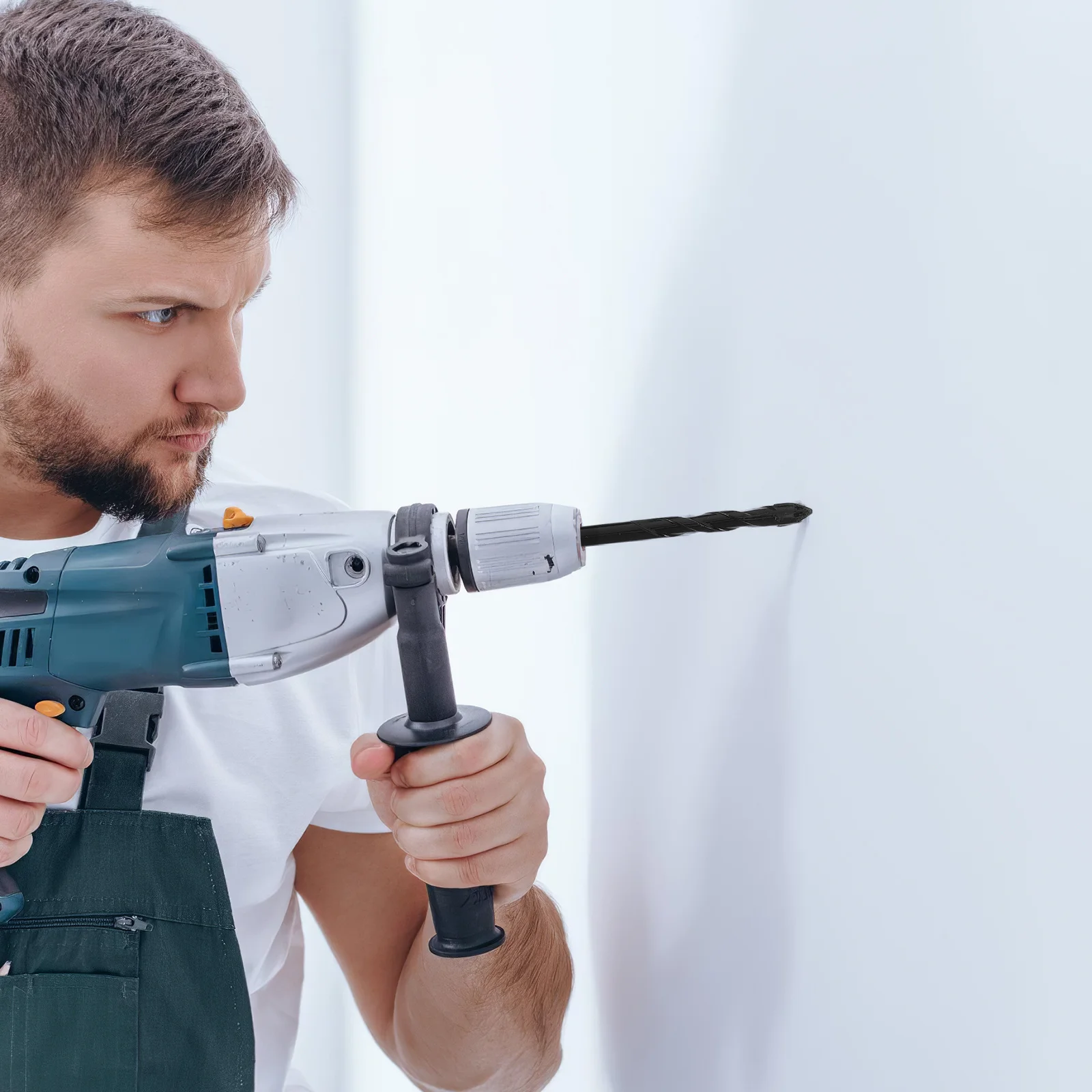 

10Pcs Masonry Drill Bits Concrete Glass Tile Carbide Multi-Use Set for Ceramic Marble Wood Home Projects Tile Glass Drill Bit