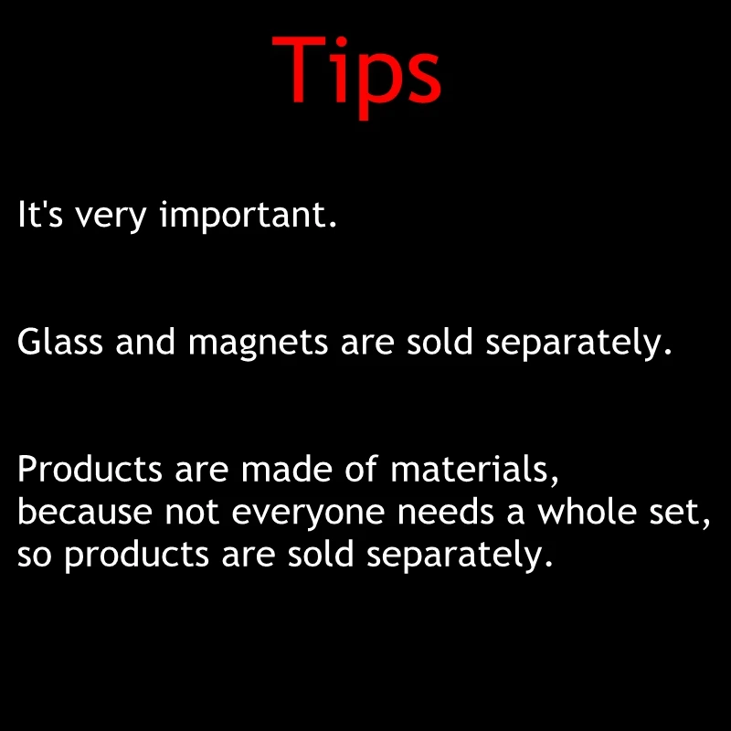 10 Pieces Clear Glass and Magnetic Stickers Fridge Magnets Handmade 25mm/30mm/40mm/50mm Glass Magnets DIY Craft Home Decoration