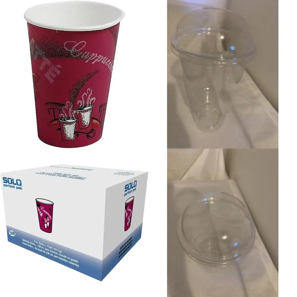 

Разноцветные бумажные горячие стаканчики на 8 унций, упаковка 500 шт.