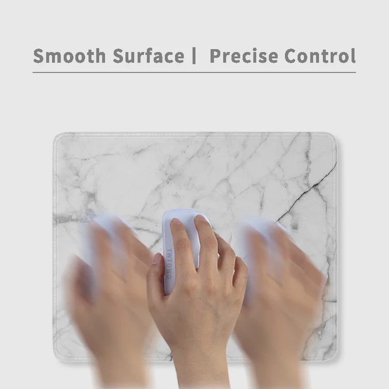 Mousepad New Computer Gaming Small size Mousepads Natural Rubber Anti slip Gamer White Fashion Marble Home Carpet Mouse Mat