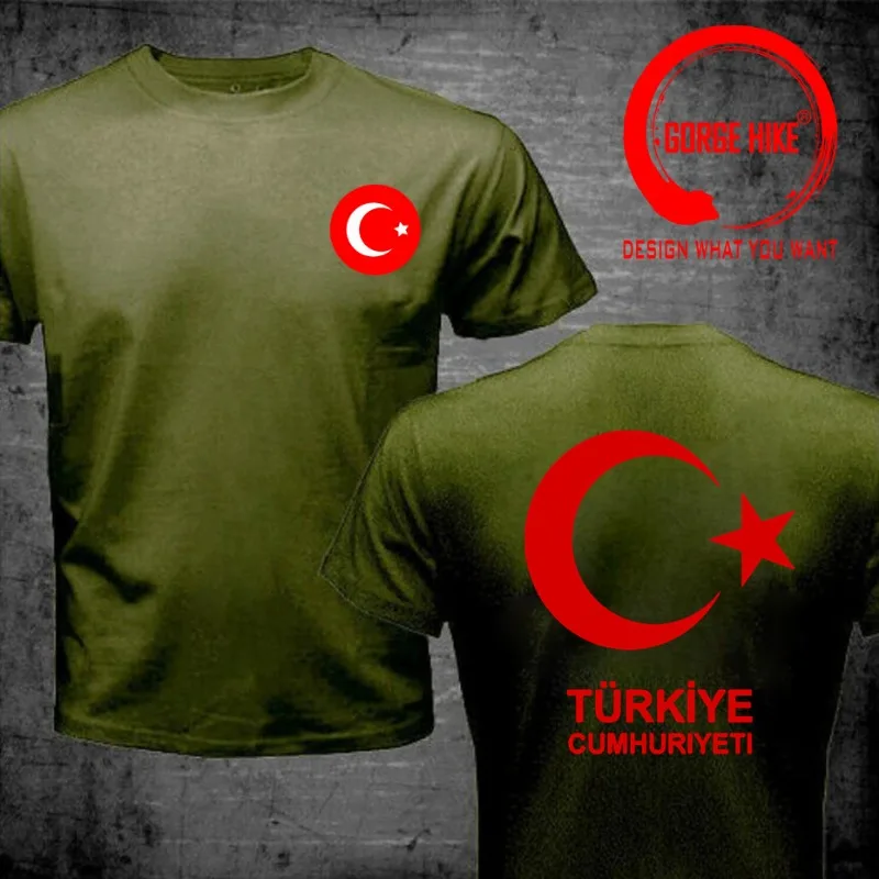 Turkey Flag T Shirt Men Turkish TUR T-shirt Nation Team 100%Cotton Fans Tops Streetwear Fitness Tshirt Turkish Turk Country Tees