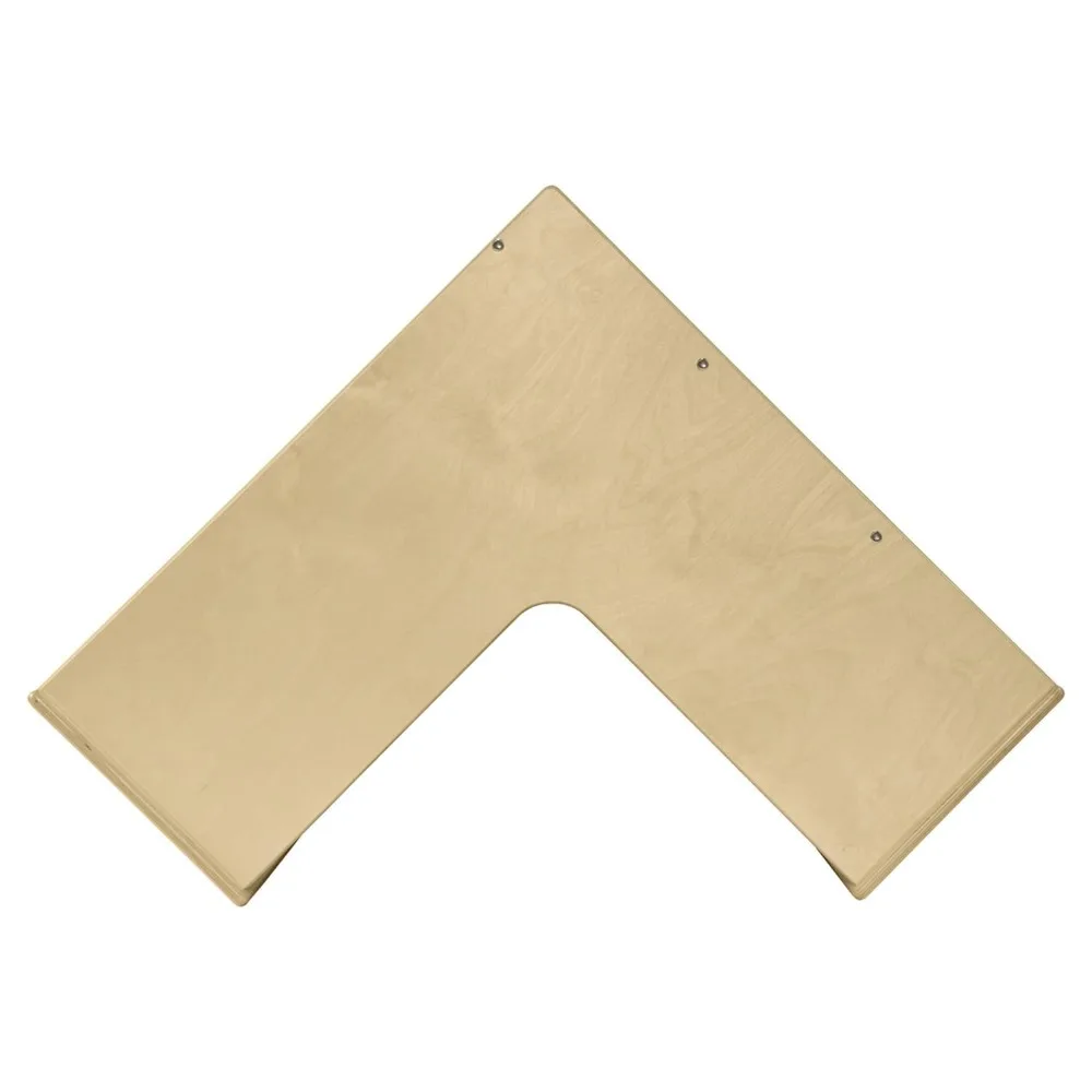 Rak Penyimpanan Anak dengan Kabinet Sudut Melengkung, Rak Pengatur Mainan untuk Kamar Balita, Perabotan Tempat Penitipan Anak