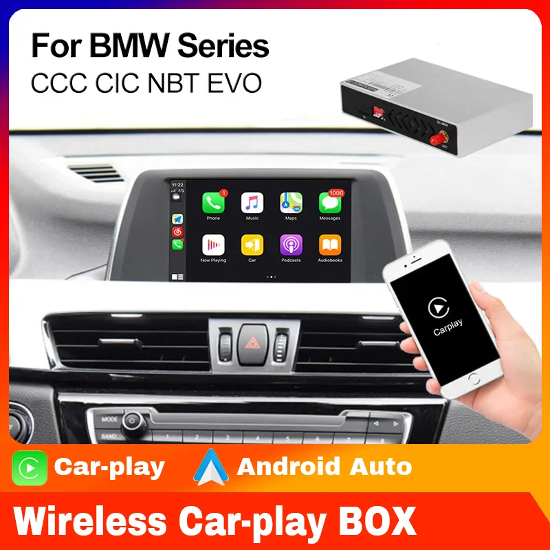 Беспроводной адаптер Carplay для BMW X1 X5 E70 X6 E71 F10 F11 F20 F22 F30 X3 F25 E60 E90 F07 F01 F02 CIC CCC NBT EVO Android ... Беспроводной адаптер Carplay для BMW X1 X5 E70 X6 E71 F10 F11 F20 F22 F30 X3 F25 E60 E90 F07 F01 F02 CIC CCC NBT EVO Android ...
