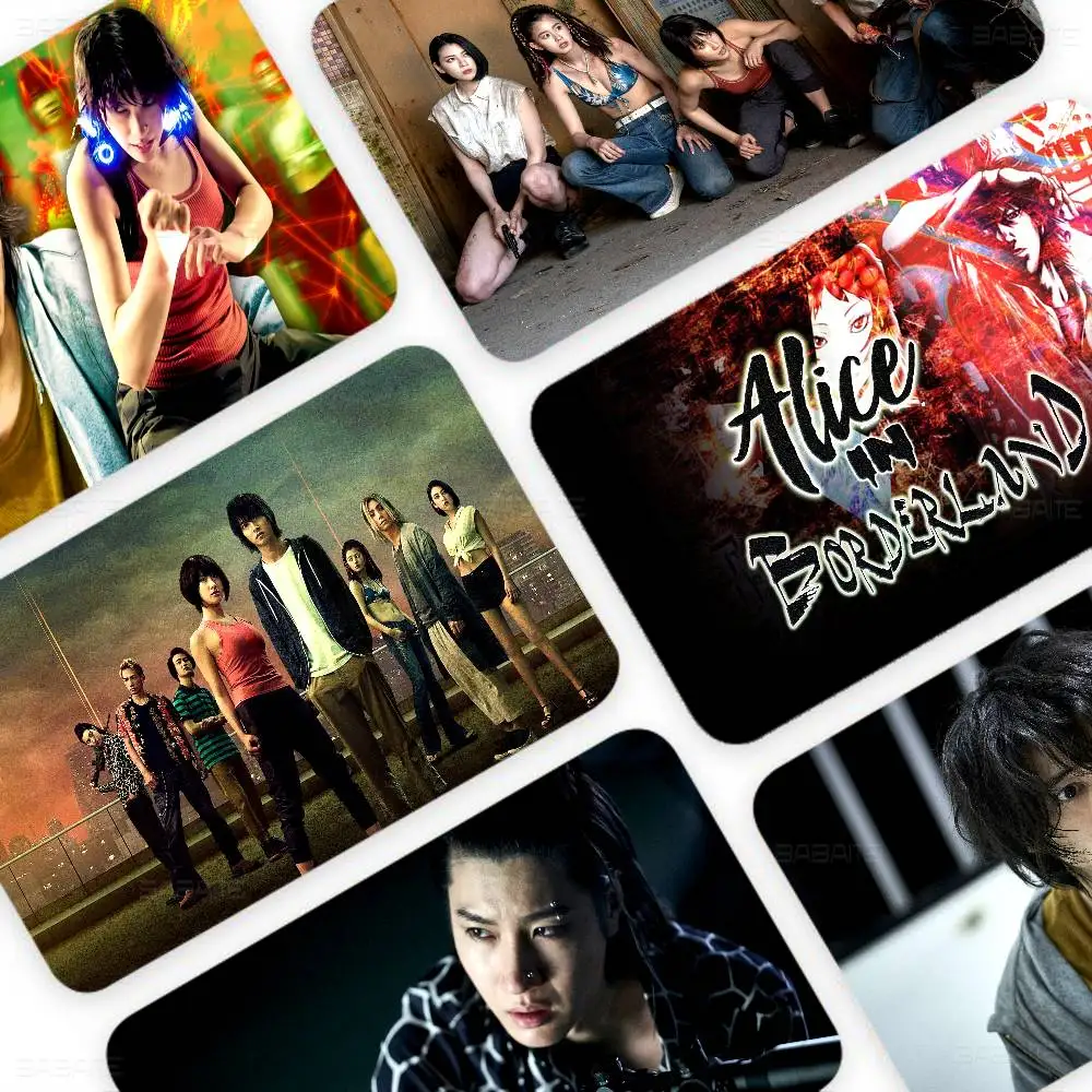 Thriller TV Alice In Borderland Anmie Sticker Film Skin Cover for Credit Card Debit Bank Card Front