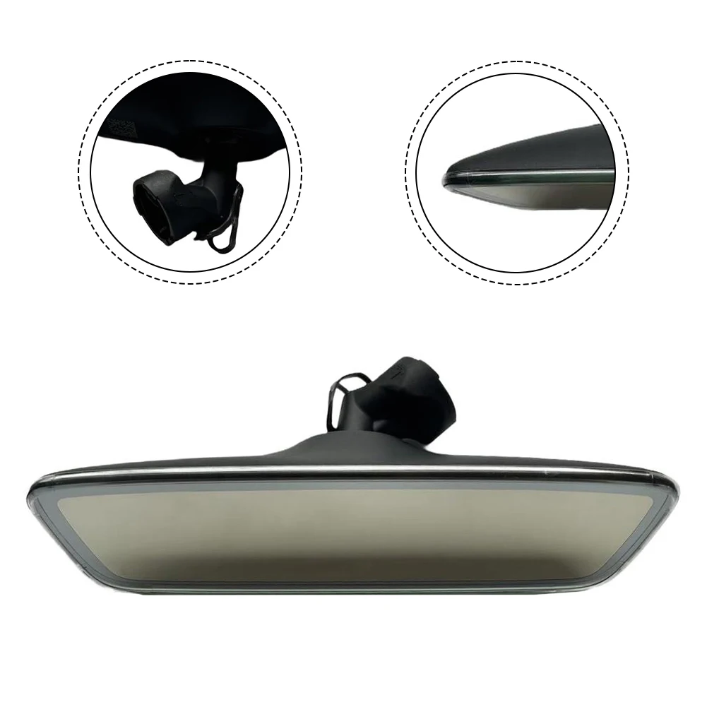 Для Tesla Model 3 2017-2021 ABS стекло материал внутреннее зеркало заднего вида интерьер автомобиля черный цвет компактный размер