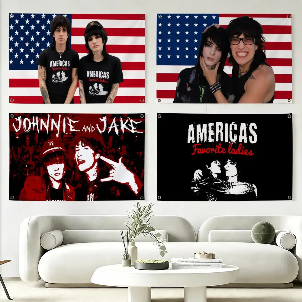 jake Webber Johnnie Guilbert Hanging Flag Banner Home Outdoor Camping Picnic Party Decoration Fashion Best Selling Wall Art