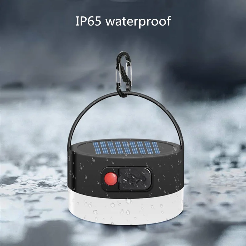 

High Performance Solar Camping Light Waterproof Outdoor Dimmable Hanging Light for Household Tent Camping Decoration Clearance