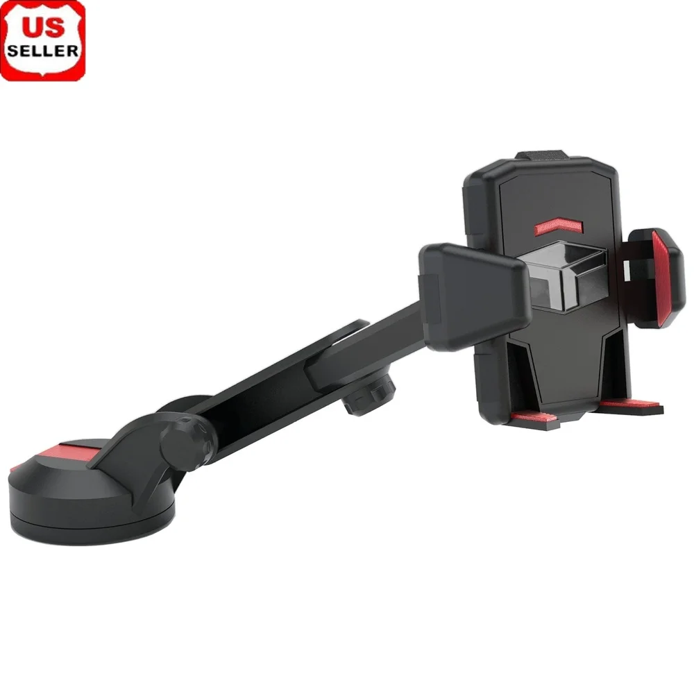 

Держатель для телефона Super Stick на лобовом стекле с телескопическим кронштейном, вращение на 360 градусов, быстросъемная ручка с блокировкой для бездорожья