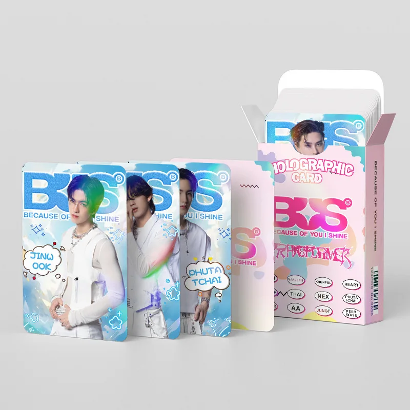 BUS Multi-Fandom Limited Edition – 124pcs Shiny Laser Holographic Photocards New Release