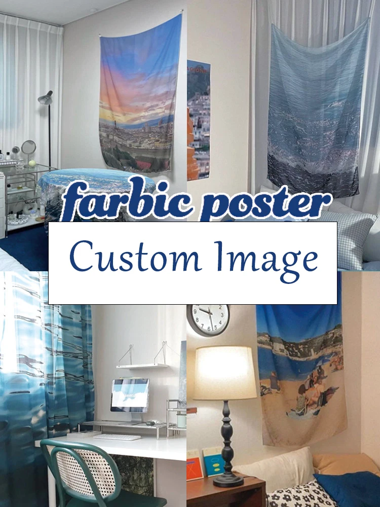 Customized Ins Chiffon Yarn Curtain Dustproof Tablecloth Background Hanging Cloth Tapestry Balcony Semi-transparent Gauze Decor