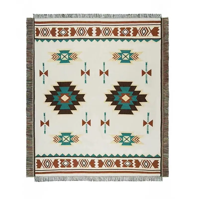 Vintage Custom Organic Receiving Cotton Woven Personalized Blanket Wholesale Luxury Designer Blankets Bed Throw