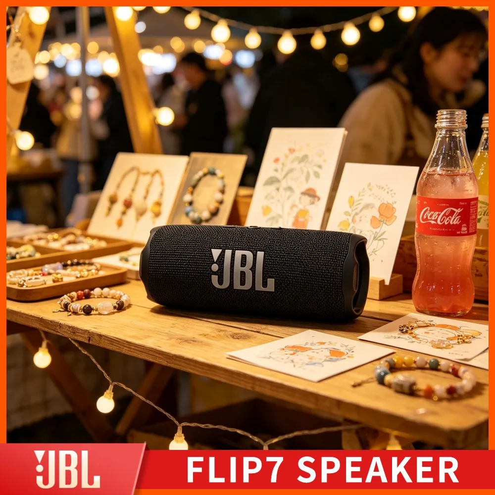 Cove Vineyard Thick Bass JBL FLIP7 Bluetooth Audio RGB IP67 Waterproof Handsfree Stereo TF Card Type C Trip Music Device