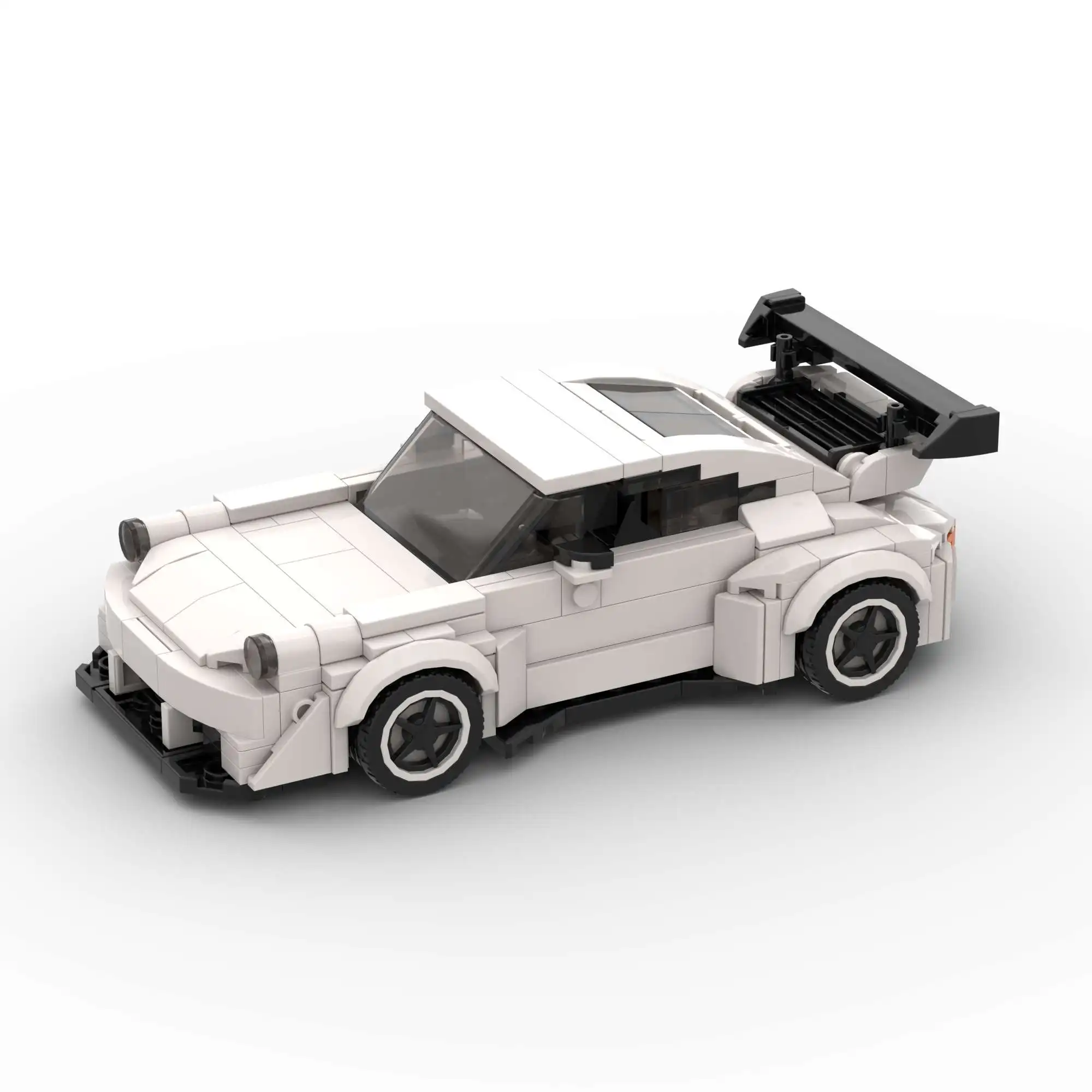 Voiture de sport de course Moc compatible avec Lego, jouet de construction dos pour enfants, blocs de construction