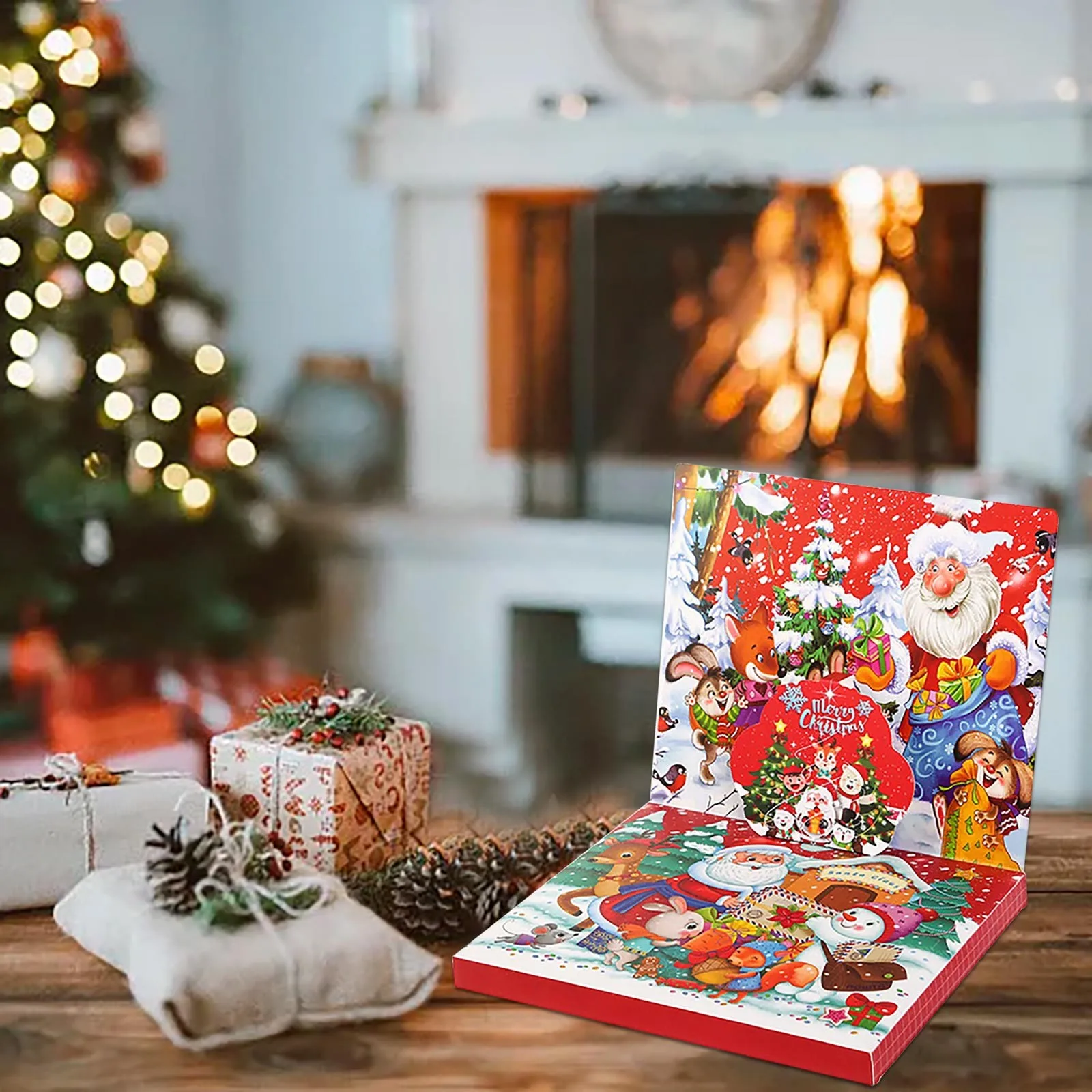 Calendario dell'Avvento con timer di sabbia da 10 minuti 2024 Bracciale per ragazze Calendario per il conto alla rovescia di Natale 24 giorni Natale fai da te 20 secondi timer per bambini