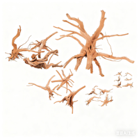 Small Natural Tree Trunk Aquarium Decoration Sunken Wood Landscaping Ornaments Decor Fish Tank Ornament