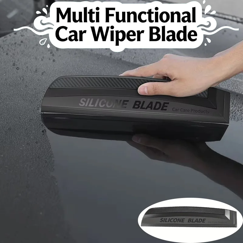

Car-Friendly Water Wiper Silica Gel Wiper Car Wiper Board Silicone Car Window Wash Clean Cleaner Wiper Squeegee Drying Cleanning