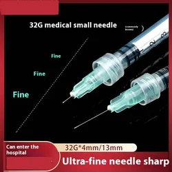10pcs Tattoo Cartridge Needles Disposable Needles Small Painless needle Machine For Eyebrow Eyeliner Permanent Makeup 32G