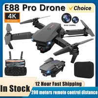 2025 E88 Professional Wide Angle RC Dron HD 4K Camera Mode Foldable Helicopter Aircraft Quadcopter Drone Kid Gift Toys ﻿