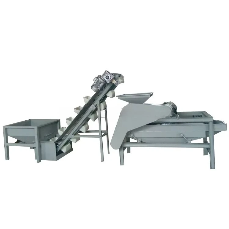 New Condition Almonds Hulling Shelling Machine with Core Motor Component for Beans Peeling  Removal Palm Kernel Nut Cracking