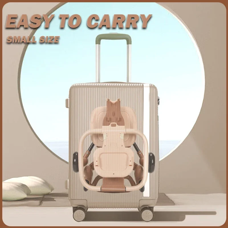 عربة أطفال للأطفال الصغار بنقرة واحدة قابلة للطي خفيفة الوزن عربة أطفال في اتجاهين مع مظلة عجلة أمامية دوارة