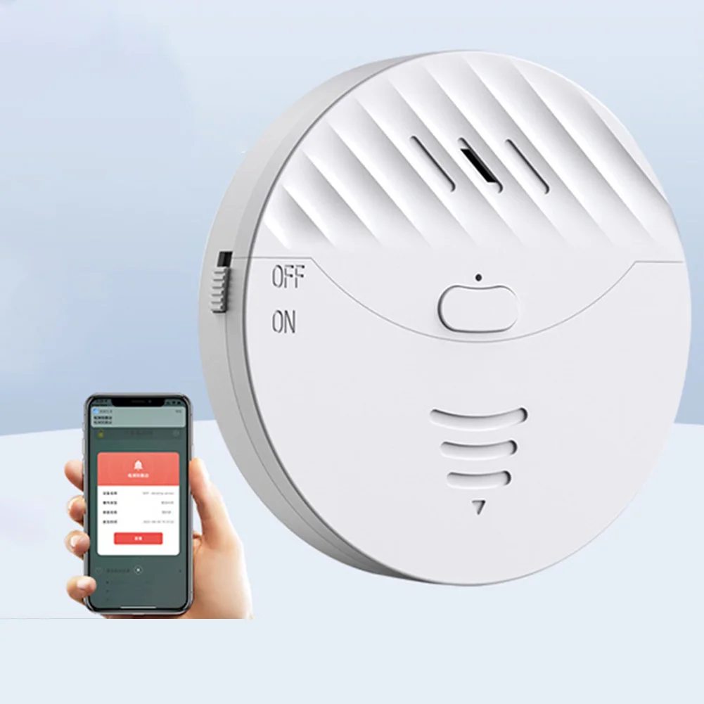 

For Tuya WiFi Smart Window Glass Break Sensor Alarm Vibration Sensor Alarm 130dB For Remote Push Notifications Vibration Meters