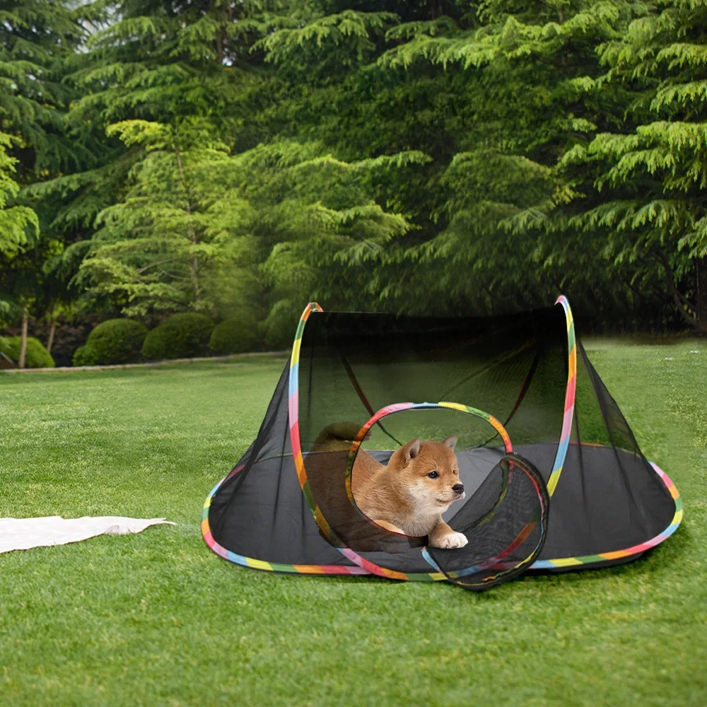 

Интегрированная туннельная палатка-домик для собак и кошек: дышащая, складная, удобная, с проходом, игрушка для питомцев