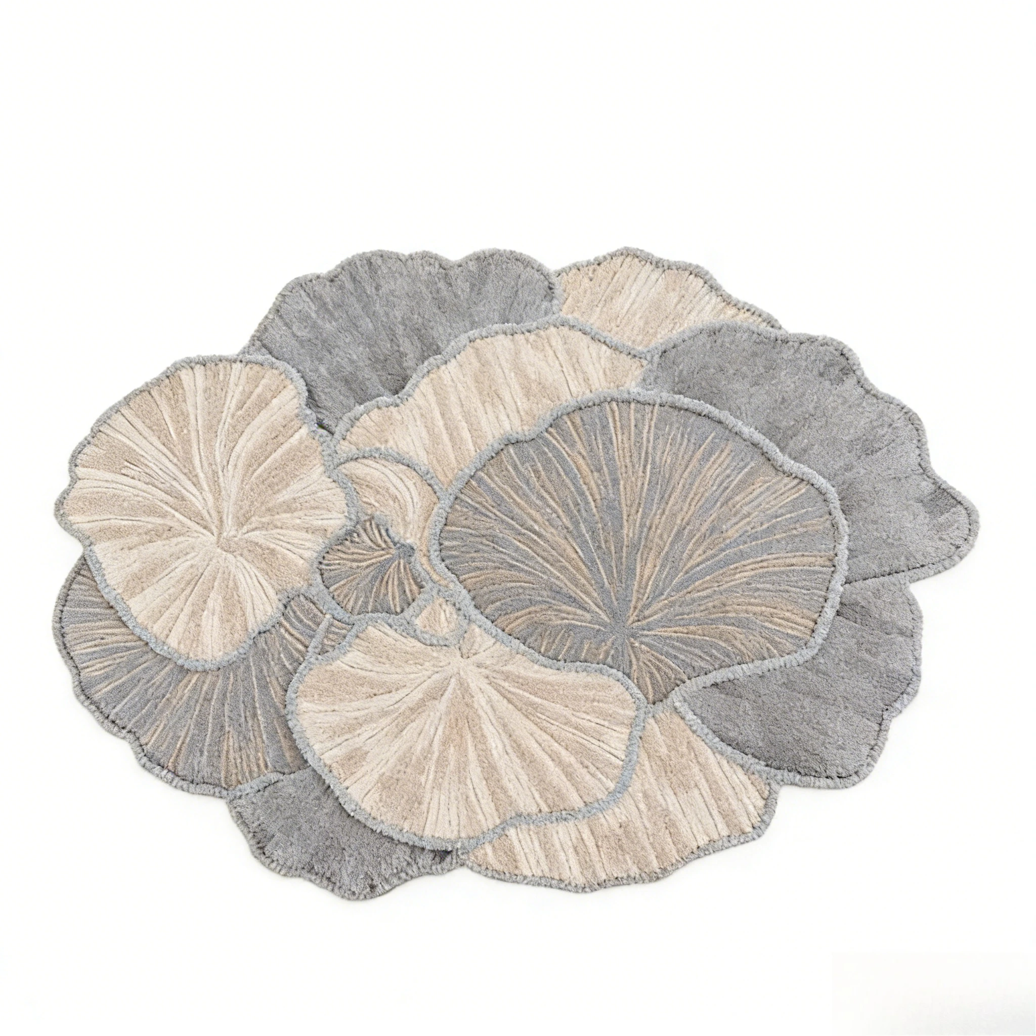 Irregular Shape Carpets for Living Room Light Luxury Bedroom Decor Large Carpet Thick Plush Cloakroom Floor Mat Fluffy Soft Rug image 3