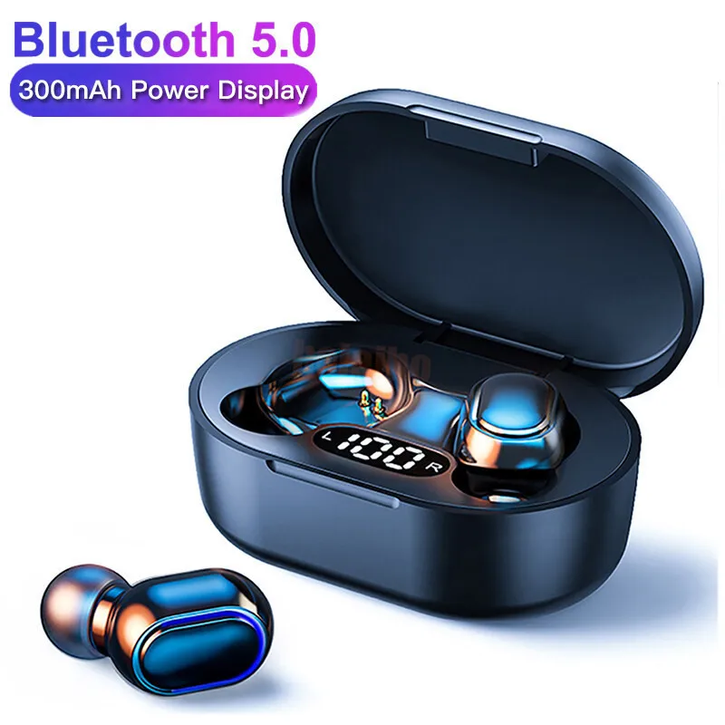 Original E7S Wireless Bluetooth Headset with Mic LED Display Earbuds for iPhone Xiaomi TWS Earphone Bluetooth Headphones earbuds