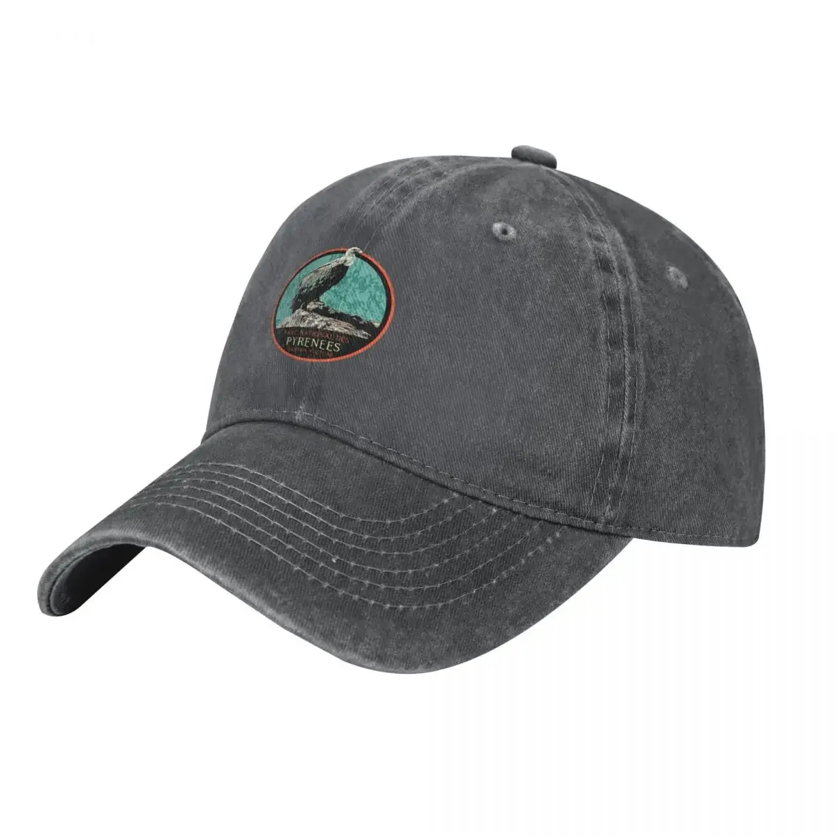 

Pyrénées national park France, Europe hiking, vintage travel decal, european vulture Baseball Cap Visor Caps For Women Men's