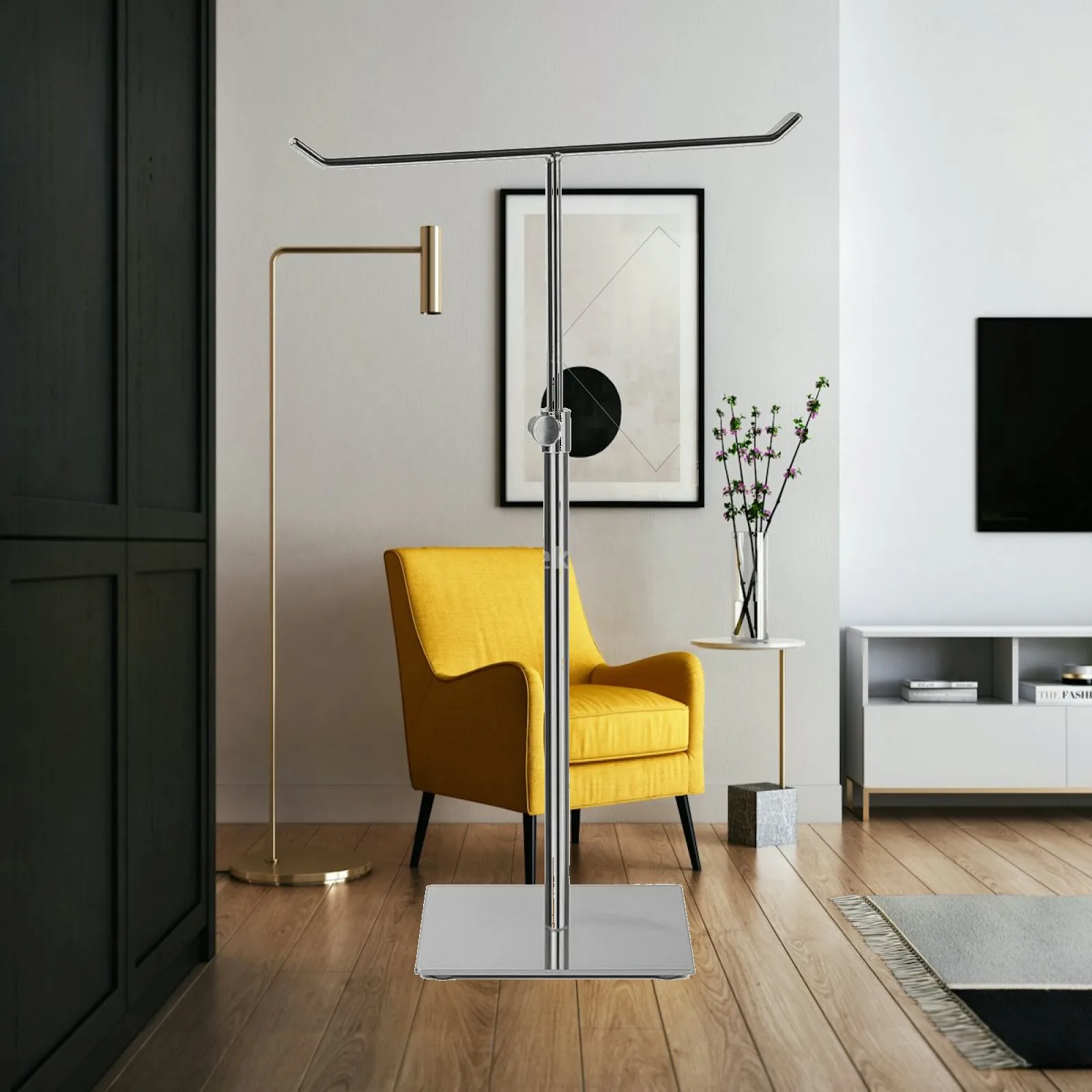 T-Shaped Display Stand Round Knob Horizontal Bar Display Stand Stable
