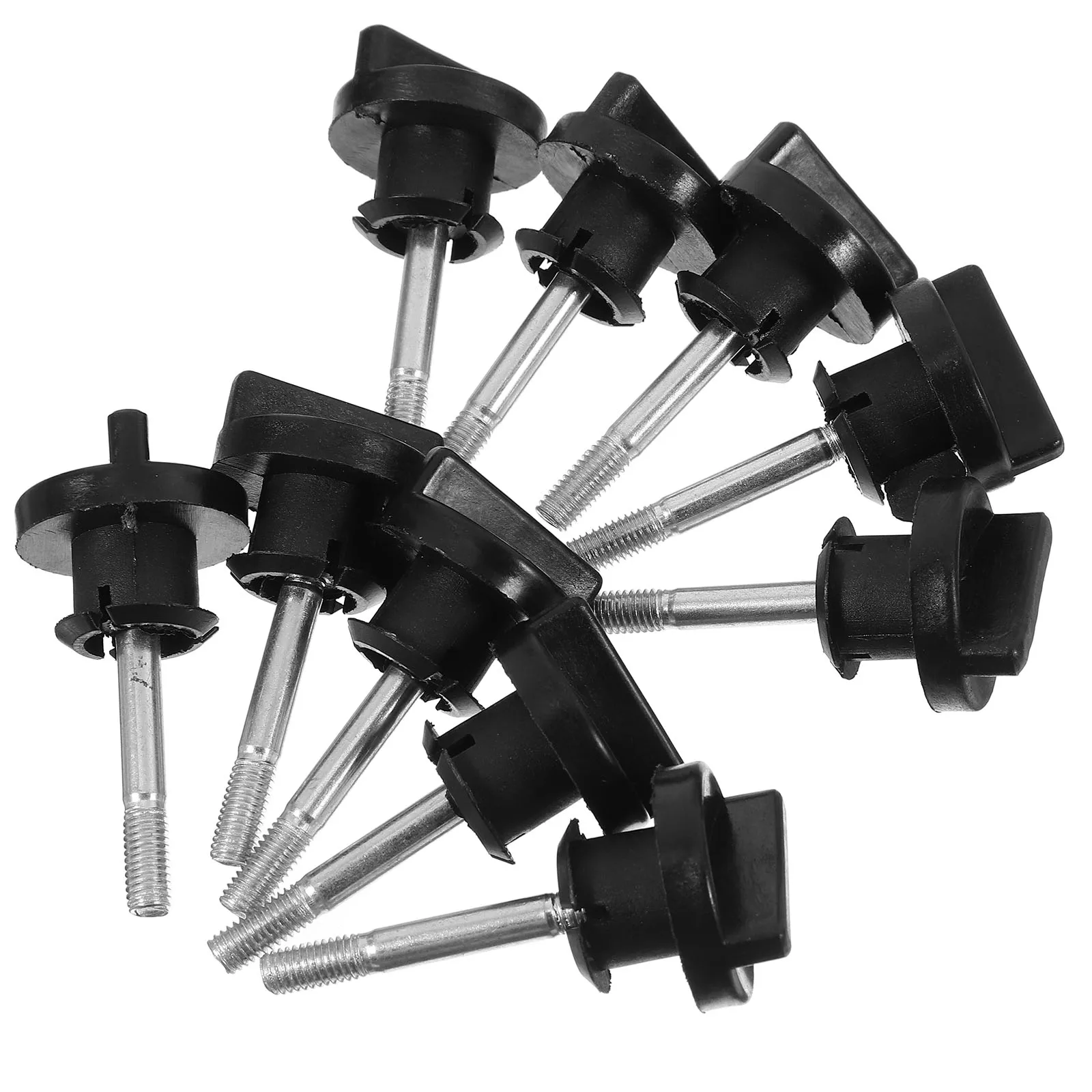 

10pcs Chainsaw Lock Nut Thumb Screws Steel Abs Filter Nuts Compatible Replacement Accessories For Chainsaws