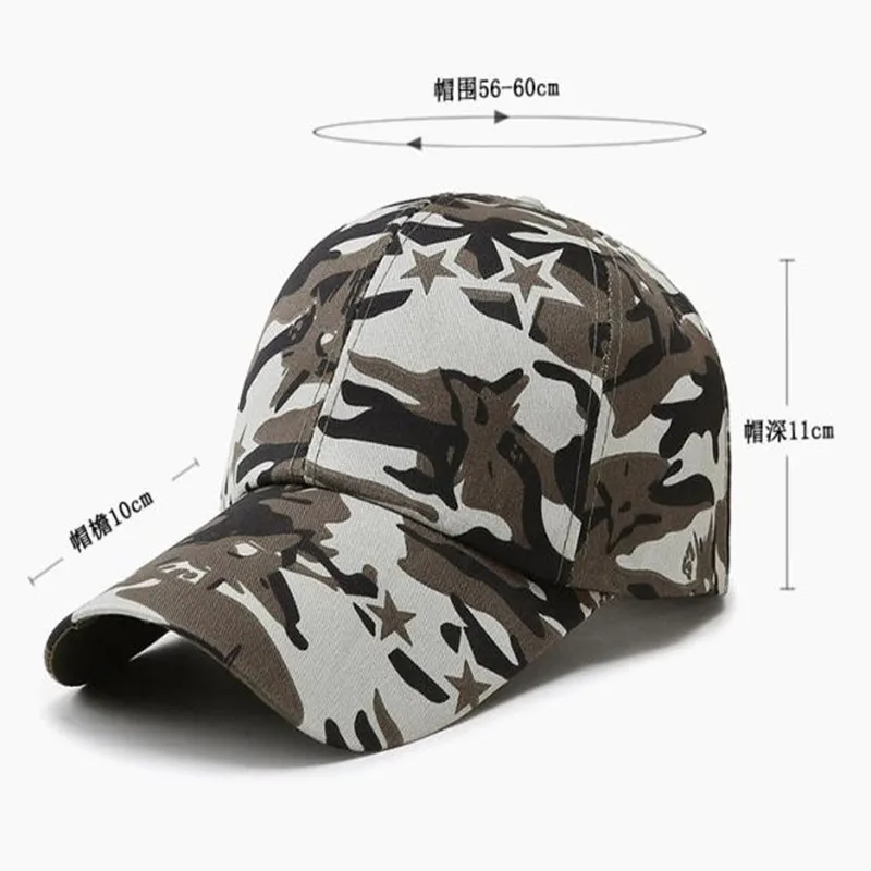 Adjustable Camouflage Baseball Cap Men's Fashion Mountaineering Outdoor Hat Python Patterned Sun Hat