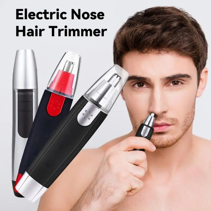 Updated Electric Nose Hair Trimmer Ear Face Clean Trimmer Razor Removal Shaving Nose Face Care Kit For Men Women Hair Trimmers