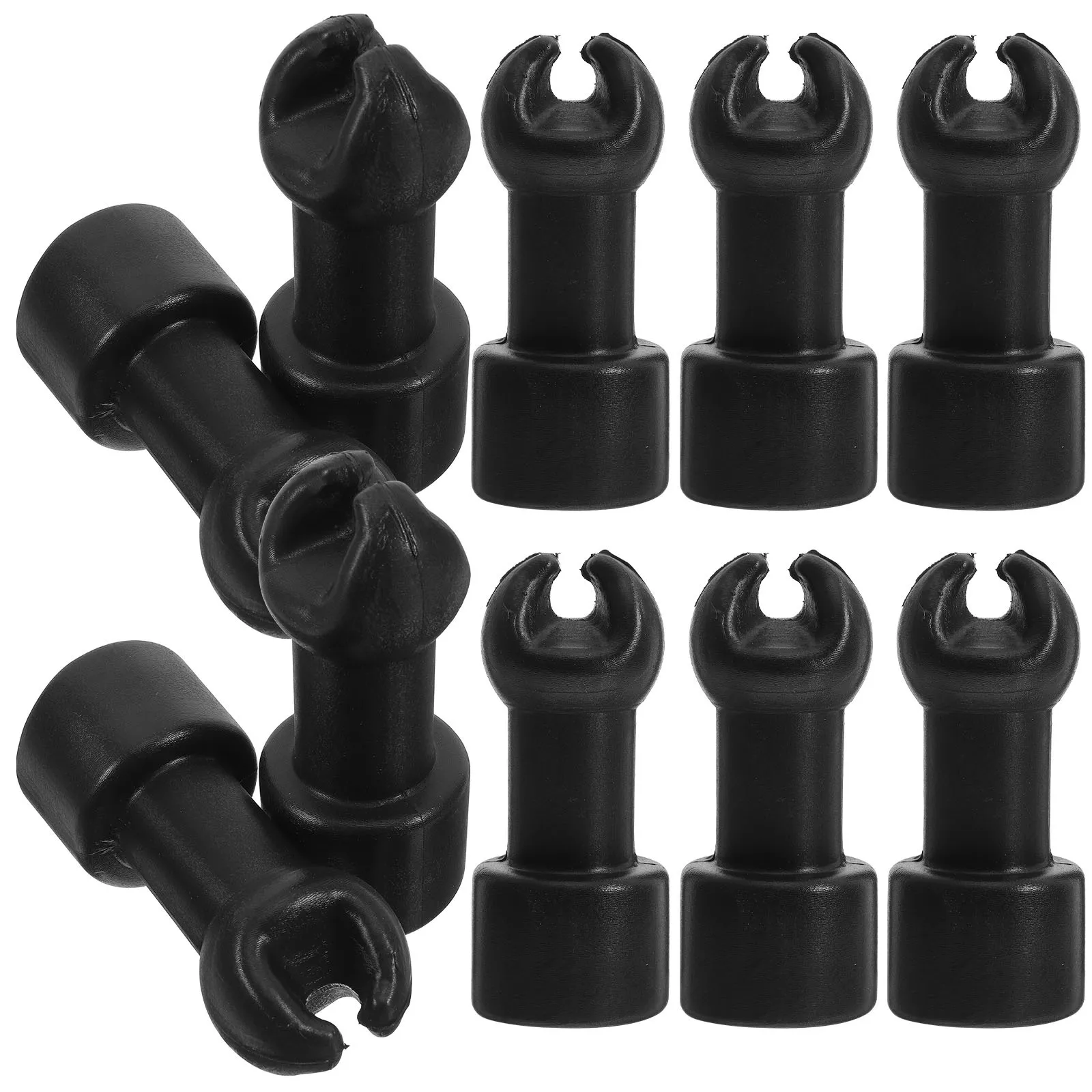 

10Pcs Trampoline Pole Covers Universal Fit Plastic End Caps Secure Connection Noise Reduction Ideal for Family Outdoor