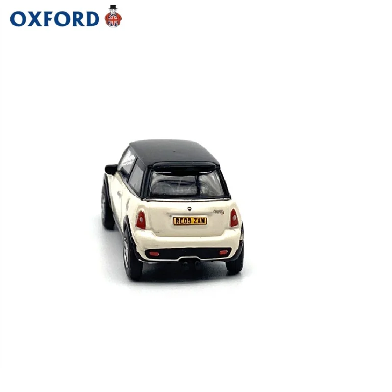 OXFORD-Modèle de voiture de simulation Mi-ni, alliage blanc, quantité limitée, 1:76