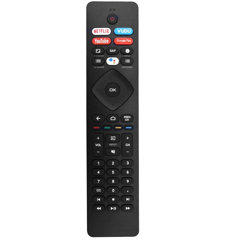 RF402A-V14 Voice Remote Control Replace For  Android 4K Ultra HD Smart LED TV With Netflix Vudu Youtube Keys Durable